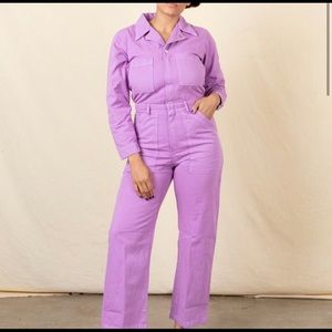Big Bud Press Everyday Jumpsuit in Lilac (Small)